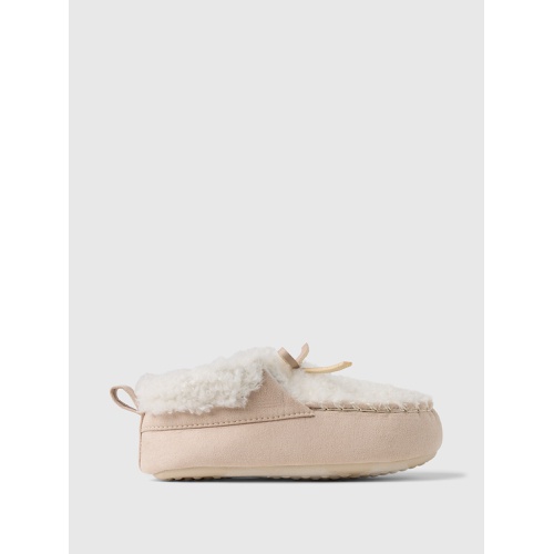 갭 Gap Baby & Toddler Cozy Moc Slippers