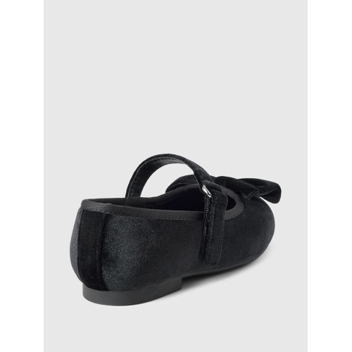 갭 Gap Baby & Toddler Velvet Mary Jane Flats