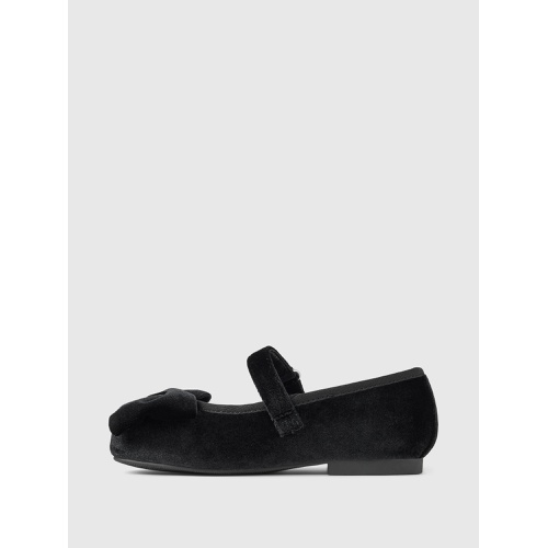 갭 Gap Baby & Toddler Velvet Mary Jane Flats