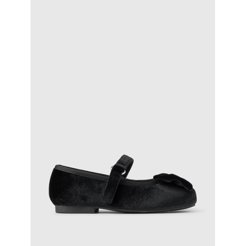 갭 Gap Baby & Toddler Velvet Mary Jane Flats