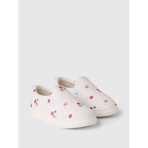 갭 Gap Baby & Toddler Cherry Slip-On Sneakers