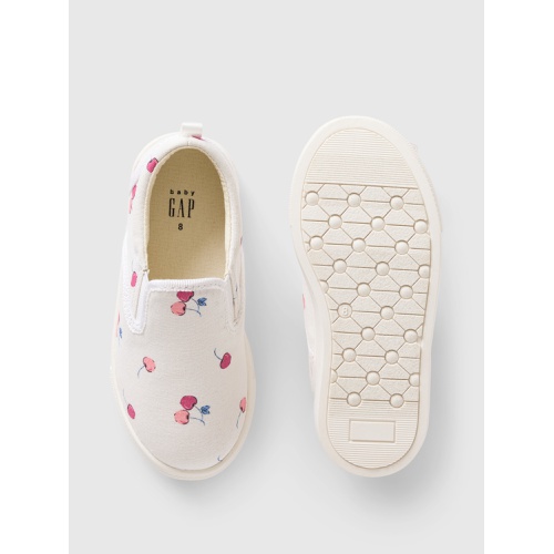 갭 Gap Baby & Toddler Cherry Slip-On Sneakers