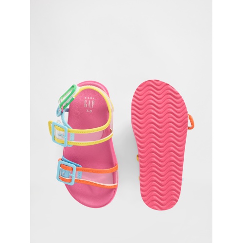 갭 Gap Baby & Toddler Transparent Buckle Sandals