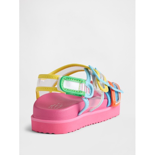 갭 Gap Baby & Toddler Transparent Buckle Sandals