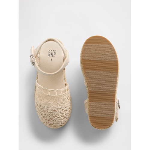 갭 Gap Toddler Crochet Espadrilles