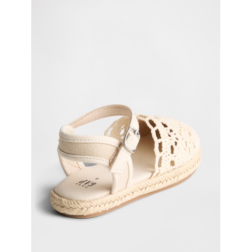 갭 Gap Toddler Crochet Espadrilles