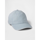 Gap Pinstripe Denim Baseball Hat