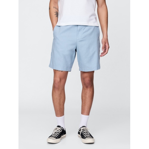 갭 Gap 8 Linen-Cotton Shorts