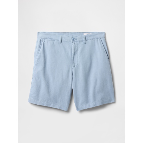갭 Gap 8 Linen-Cotton Shorts