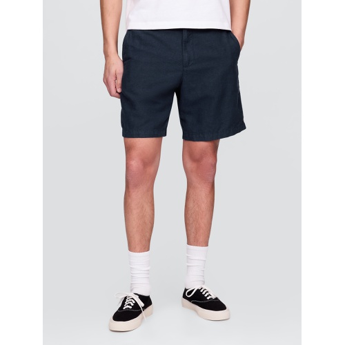 갭 Gap 8 Linen-Cotton Shorts