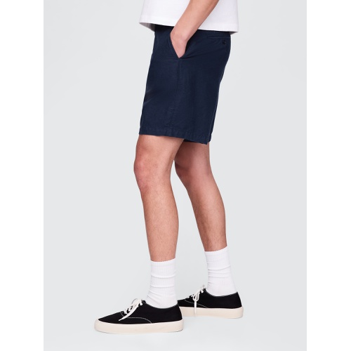 갭 Gap 8 Linen-Cotton Shorts