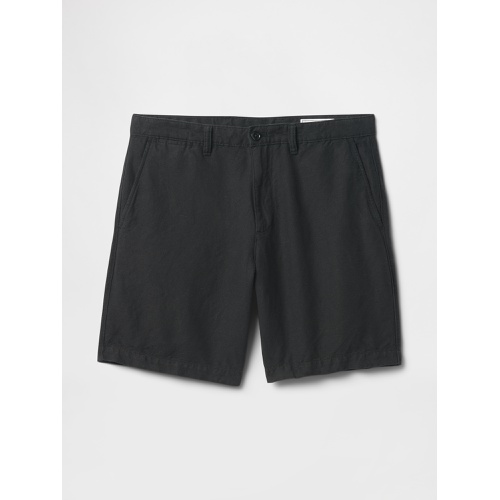 갭 Gap 8 Linen-Cotton Shorts