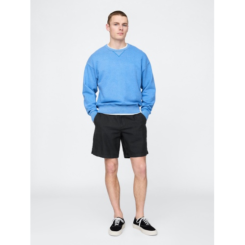 갭 Gap 8 Linen-Cotton Shorts