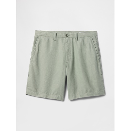 갭 Gap 8 Linen-Cotton Shorts