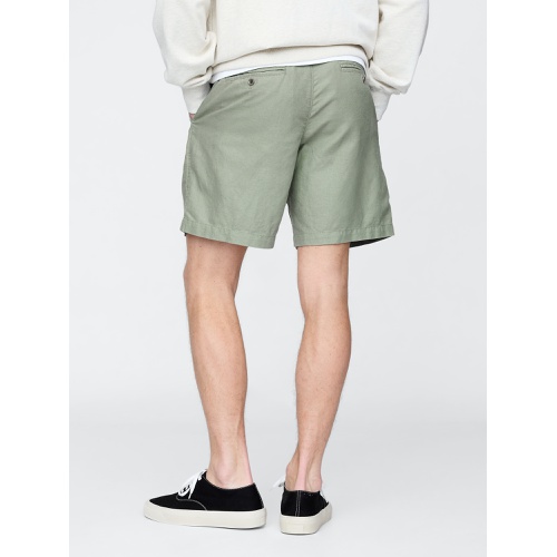 갭 Gap 8 Linen-Cotton Shorts