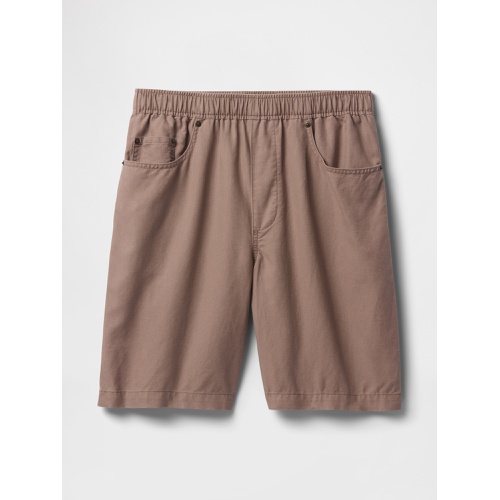 갭 Gap 9 Linen-Cotton Easy Shorts