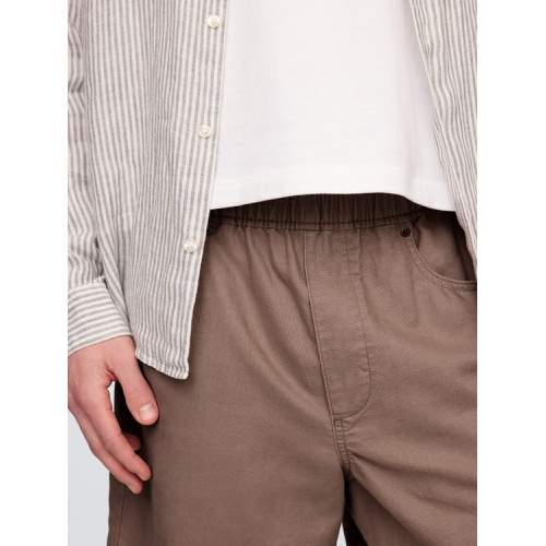 갭 Gap 9 Linen-Cotton Easy Shorts