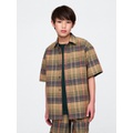 Gap Kids Relaxed Plaid Shirt