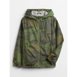 Kids Jersey-Lined Camo Windbuster