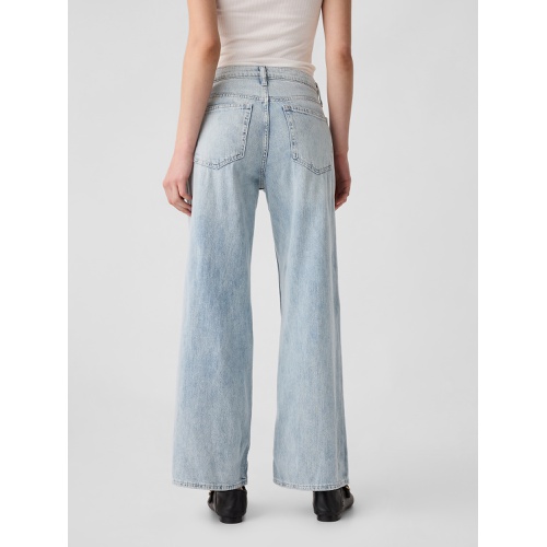 갭 High Rise Wide-Leg Jeans