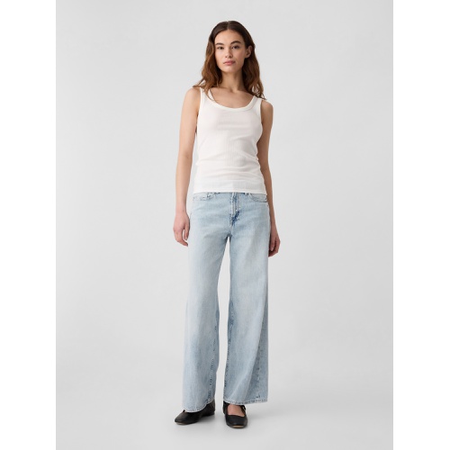 갭 High Rise Wide-Leg Jeans