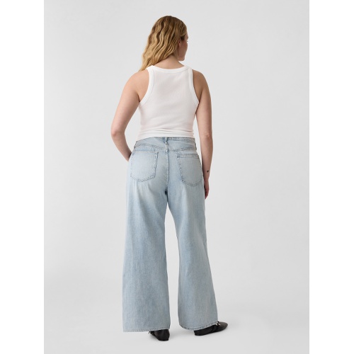 갭 High Rise Wide-Leg Jeans