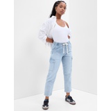 Mid Rise Easy Cargo Jeans