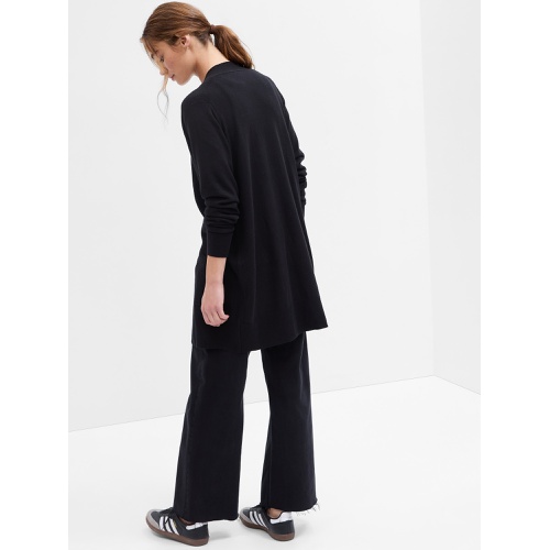 갭 Long Open-Front Cardigan