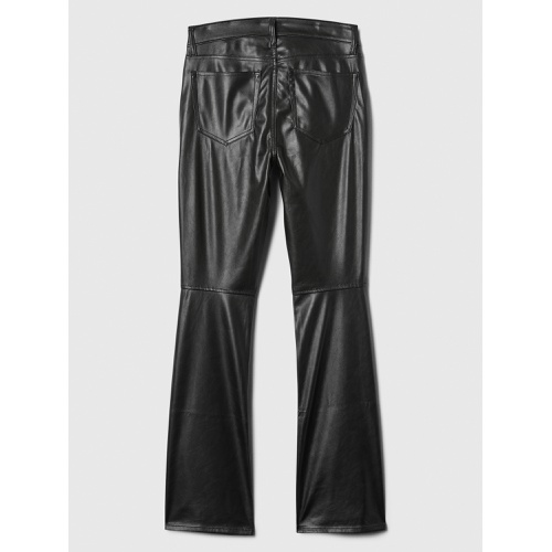 갭 Mid Rise Baby Boot Vegan-Leather Pants