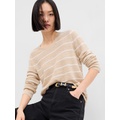 Relaxed Stripe Crewneck Sweater
