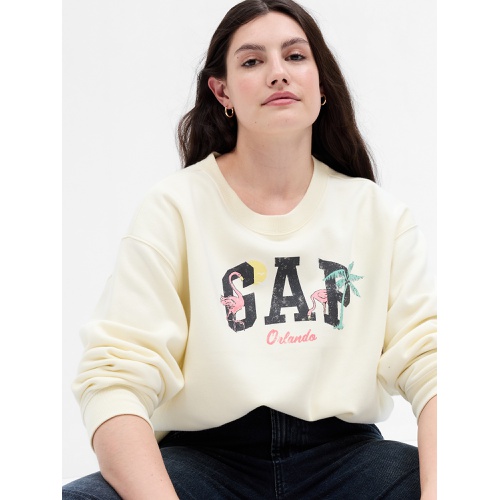 갭 Relaxed Gap City Logo Sweatshirt