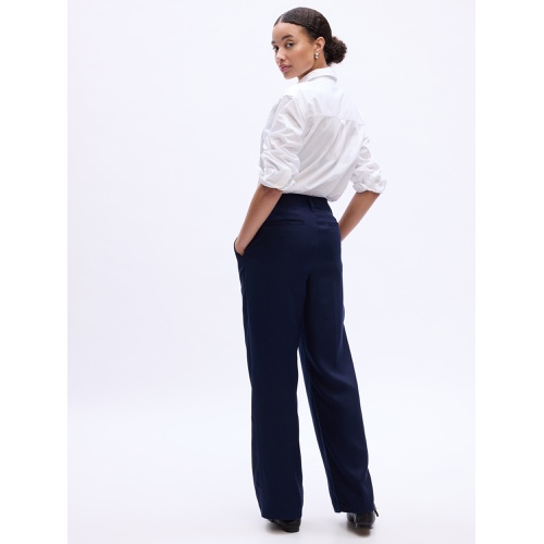 갭 TENCEL™ Lyocell Pleated Trousers