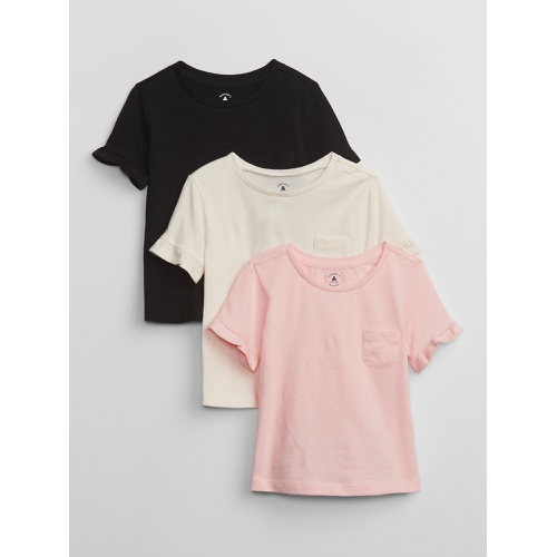 갭 babyGap Ruffle T-Shirt (3-Pack)