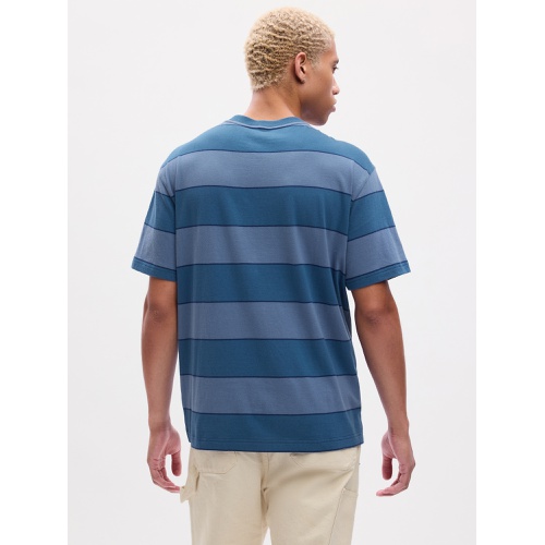 갭 Everyday Soft Stripe Pocket T-Shirt