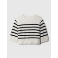 babyGap 24/7 Split-Hem Crewneck Sweater