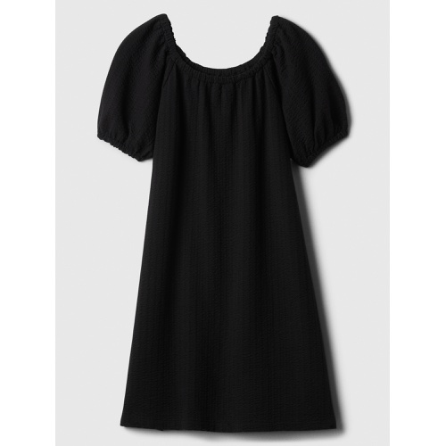 갭 Kids Crinkle Cotton Puff Sleeve Dress