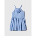 babyGap Gauze Sleeveless Rosette Dress