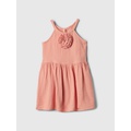 babyGap Gauze Sleeveless Rosette Dress