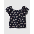 babyGap Gauze Flutter Sleeve Top