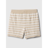 babyGap Stripe Crochet Sweater Pull-On Shorts