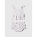 Baby Linen-Blend Two-Piece Outfit Set