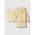 babyGap Logo Three-Piece Outfit Set