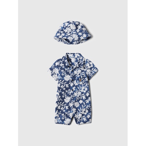 갭 Baby Romper Two-Piece Outfit Set