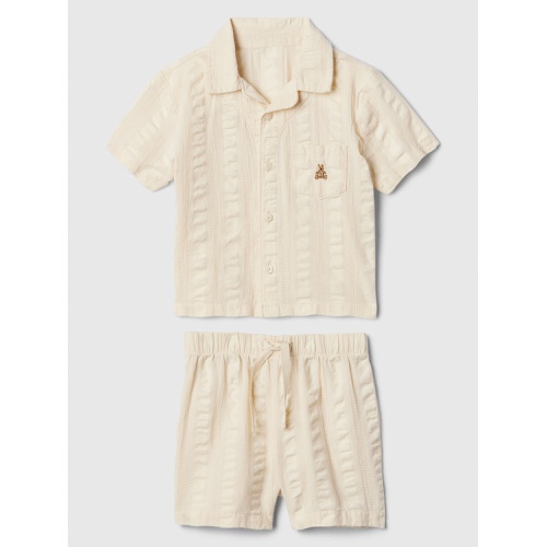 갭 Baby Gauze Two-Piece Outfit Set