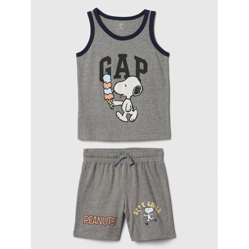 갭 babyGap | Peanuts Two-Piece Outfit