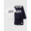 babyGap Logo Three-Piece Outfit Set