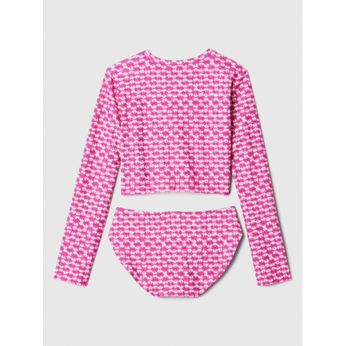 갭 Kids Cropped Two-Piece Rash Guard