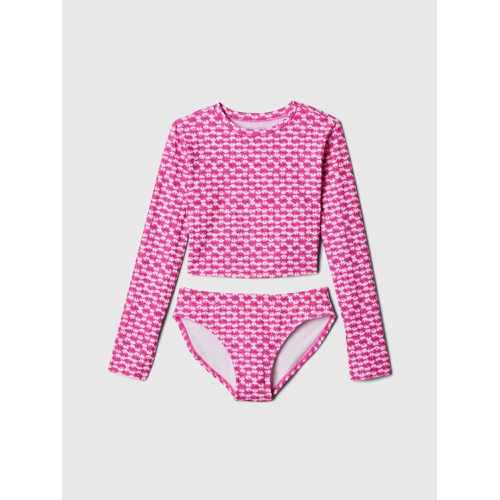 갭 Kids Cropped Two-Piece Rash Guard