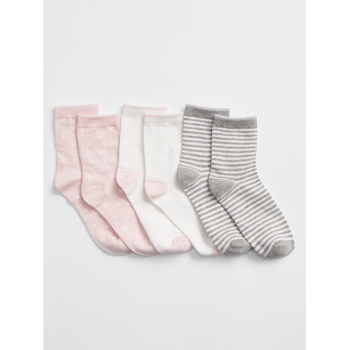 갭 Kids Print Crew Socks (3-Pairs)