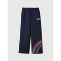 Kids Gap Logo Wide-Leg Sweatpants